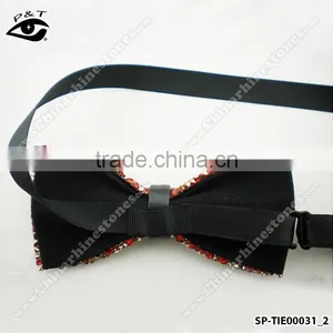 Bling Rhinestone Bow Tie Gift Case Packing Handmade Crystal Bowtie thumbnail-2