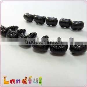 Black Safety Nose Dog Nose Amigurumi Nose for Plush Animal Bear thumbnail-1