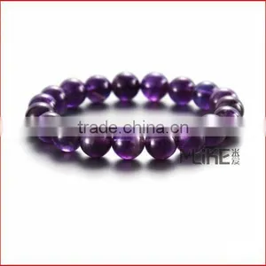 925 Silver Bracelet With Natural Amethyst M3016 thumbnail-1