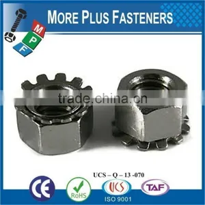 Made in Taiwan Black Oxide Plated Steel Stainless Steel Zinc Finish Steel Keps K Lock Nut thumbnail-1
