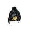 Eco-friendly Black Fabric Carrier Bags, Ribbon Drawstrings Bag For Gifts 25cm * 30cm thumbnail-1