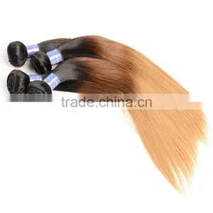 1B/4/27 Peruvian Hair Weaves Wavy Blonde Silky Straight Ombre Hair Extension Peruvian Human Hair Bundles thumbnail-5