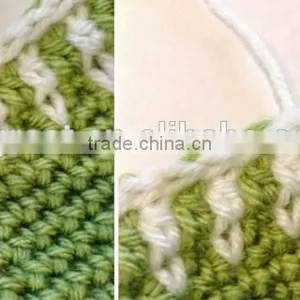 Crochet Farm Hat With Picket Fence Border Baby Diy Handmande Hat Sets thumbnail-5