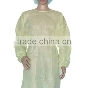 Disposable PP PE Laminate Gown/film Gownwith Knit Cuff thumbnail-1