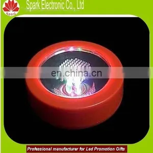 RGB Light Flashing Cup Super Thin Led Tea Cup Coaster thumbnail-3