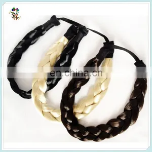 Natural Girls Twist Plait Hoop Black Synthetic Hair Braids HPC-0175 thumbnail-2