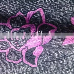 Winfar Print Knit 30s Rayon Slub Polyester Viscose Fabric For Garment thumbnail-5