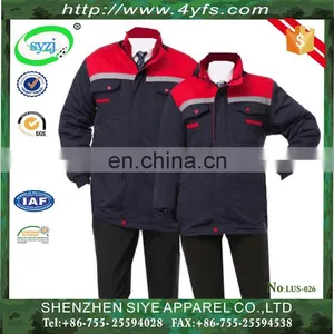 Wholesale Fashion Design Engineering Workwear Uniforms Industrial Uniform of 100% Cotton/CVC/TC thumbnail-1