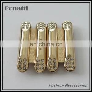Golden Buckle for Belt Fashion Metal Rhinestone Belt Buckle thumbnail-1