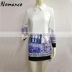 Women Casual Dress in Floral Digital Print thumbnail-1