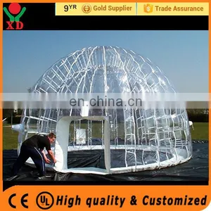 Inflatable Bubble Lodge Tent Inflatable Bubble Tent Inflatable Clear Dome Tent thumbnail-1