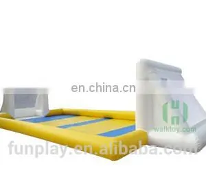 HI Commercial Outdoor Inflatable Ball Race Game Filed With Floor, PVC Tarpaulin Ball Field for Football and Sport thumbnail-3