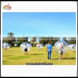 Kid And Adult Funny Games!! Inflatable Belly Bubble Ball Soccer Bumper Ball Loppy Football thumbnail-1