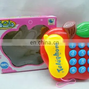Funny Kids Red Plastic Telephone Toy thumbnail-1