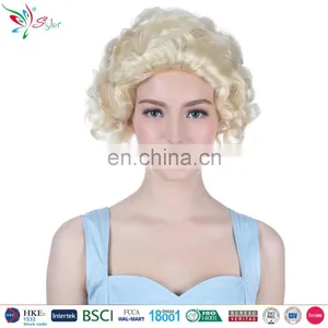 Halloween Carnival Synthetic Wigs Fashion Sexy Blonde Marilyn Monroe Wig thumbnail-1
