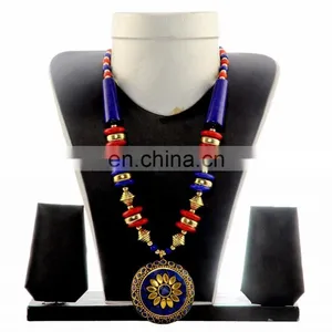 Vinatge Pearl Neckalce- Indian Fashion Jewelry-Belly Dance Jewelry thumbnail-1