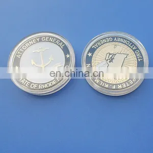 Custom Gold Hope Challenge Coin for States of Islands thumbnail-1