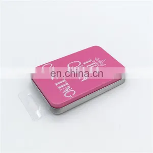 Custom Rectangular Colored Name Gift Card Packaging Metal Case Tin Box thumbnail-6