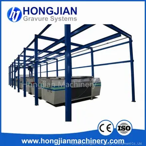 Gravure Cylinder Plating Line Electroplating Production Line Plating Equipment Plating Bath Galvanic Tank thumbnail-1