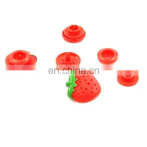 Hot Baby Online Shop for Fabric Snap Button/ Fabric Fasteners/customized Colorful Strawberry Shape Using for Baby Diaper thumbnail-2