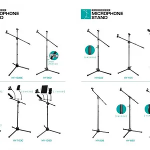 Microphone Bracket Microphone Stand Height Adjustable for Wireless or Wired Micphone Mini Microphone Holder Foldable thumbnail-2