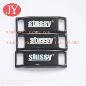 Jiayang Red Color Print Logo High Quality Shoes Shoelace Charm Tag thumbnail-4
