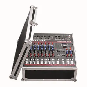 8 Channels Mixer With Amplifier 700W*2 thumbnail-1
