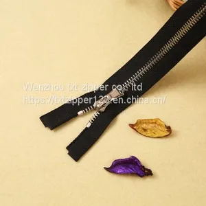 #3 #4 #5 #8 #10 Metal Brass Zipper With Y Teeth Open End thumbnail-3