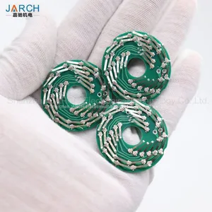 Anti-Vibration Thin and Light PCB Pancake Slip Ring for Mobile Robotics thumbnail-1