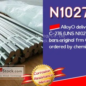 AlloyO Special Metal: UNS N10276 2.4819 C-276 Hastelloy Bars in Stock thumbnail-1