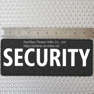 SECURITY Large 10 x 4 Inches Velcro Rubber PVC Patch thumbnail-3