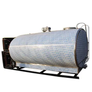 Hot Best Sale Industrial Bulk Refrigerated Small Vertical Milk Cooling Tank Price thumbnail-2