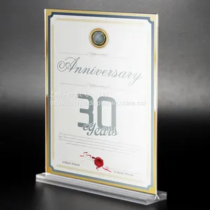 A4 A5 Clear Acrylic Photo Picture Frame Tabletop Sign Display Holder thumbnail-1