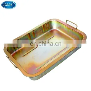 Factory Price Hot Sale High Quality Other Vehicle Repair Tools Auto Part Metal Waste Oil Drain Pan Wash Clean Oil Basin in China thumbnail-4