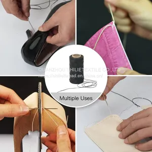 Colorful Leather Sewing Waxed Thread-Practical Long Stitching Thread for Leather Craft DIY/Bookbinding/Shoe Repairing/Leather Projects thumbnail-3