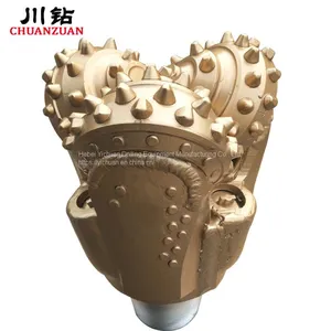 New Steel Tooth Water Well Drilling 8 3/8 Inch Tricone Bit thumbnail-1