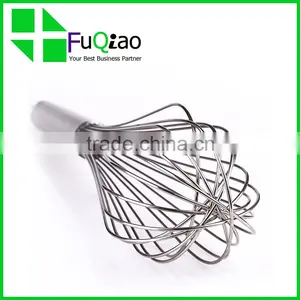 Hot Sale Cooking Tools Different Size Stainless Steel Hand Hand Held Egg Whisk thumbnail-3