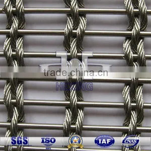 Stainless Steel Decorative Rod and Rope Netting/wire Rope Mesh thumbnail-1