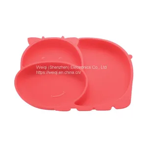 Suction Dinner Plate Baby Practical Silicone Plate Set by Weiqi Factory thumbnail-5
