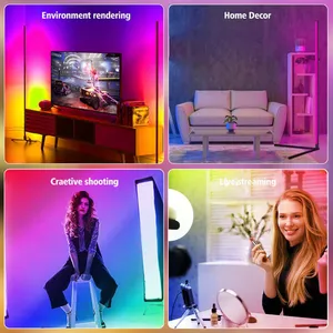 Customization Atmosphere Digital RGB LED Corner Floor Lighting for Decoration thumbnail-2