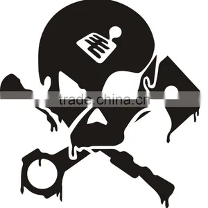 Skull Car Window Light Film Sticker, Removable Window Gel Stickers,gel Sticker Winow Glass Stickers thumbnail-1