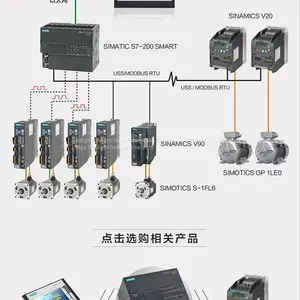 S7-200 SMART CPU ST20 Standard CPU Module Transistor Output 6ES72881ST200AA0/1 thumbnail-3