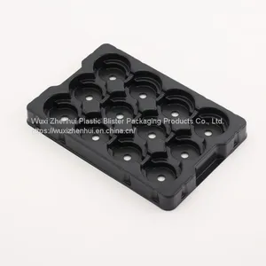 Black ABS Thermoformed Plastic Blister Trays Plastic Packaging Clamshells thumbnail-2