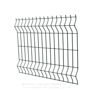 2025 Curvy Welded Wire Fence Supplier PE Coated and PVC Coated Welded Wire Fencing Curvy Welded Wire Mesh Fence thumbnail-3