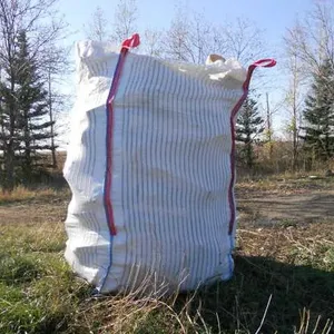 1ton Sling Tote Bag Used Jumbo Bag 1000kgs Super Sack Big Bag Breathable FIBC PP Woven Bulk Firewood Bag thumbnail-5
