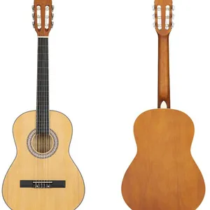 Factory Wholesale OEM YAN/OEM YAN-26 36 Inch Classical Guitar (Spruce Plywood Top, Nanyang Plywood Back&Sides) With White Rounded Binding thumbnail-1