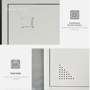 Commercial Grade Lockable Steel Wardrobe: Cold Rolled Metal Storage Locker With Anti-corrosion Finish for Police Stations, Airports and Public Areas thumbnail-5