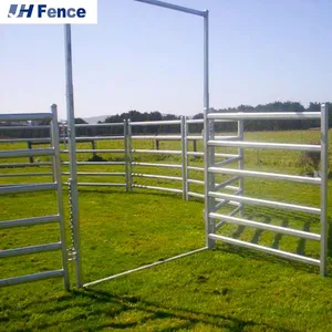 Competitive Price High Quality Hot Dipped Galvanized Livestock Yard Cattle Panel Heavy Duty Rural Fencing thumbnail-2