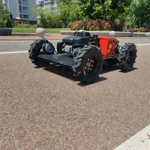 Hybrid Walking Speed 0~6Km/H Self-Powered Dynamo Lawn Weeding Machine Remote Control thumbnail-1
