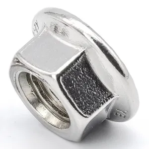 Factory Wholesale DIN 6923 Stainless Steel Flange Nut Self-Locking Custom Collar Nut M6 M7 M8 M10 M12 thumbnail-5